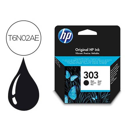 Cartucho HP 303 Negro T6N02AE (152485) - 20milproductos.com