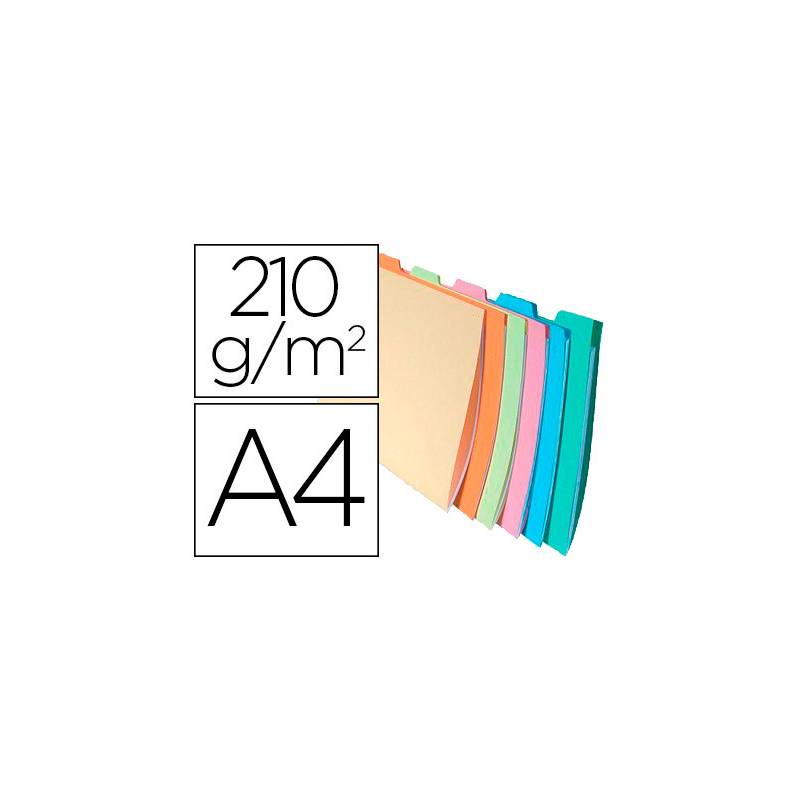 Subcarpeta Cartulina A4 Exacompta con Clasificador Colores (63272)