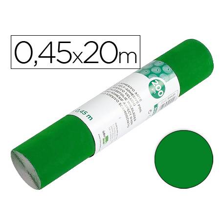 Rollo adhesivo Liderpapel Aironfix brillo verde