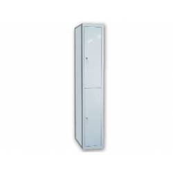 Taquilla metalica Ar Storage 2 puertas con llave color gris continuacion
