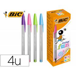 Boligrafos Punta Ancha 1,6 mm 50 unidades Azul BIC Cristal Large
