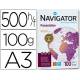 Papel fotocopiadora Navigator A3 100 gr 500 Hojas