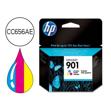 Cartucho HP 901 Tricolor CC656AE (44339) - 20milproductos.com