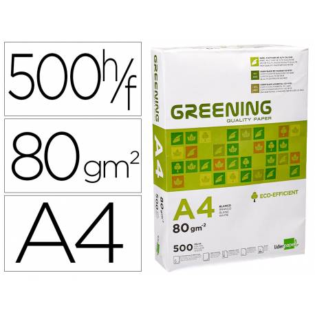 Papel Din Greening 80gr 500 Hojas Multifuncion