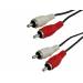 Cable RCA Mediarange longitud 3 metros audio y video 2 conectores