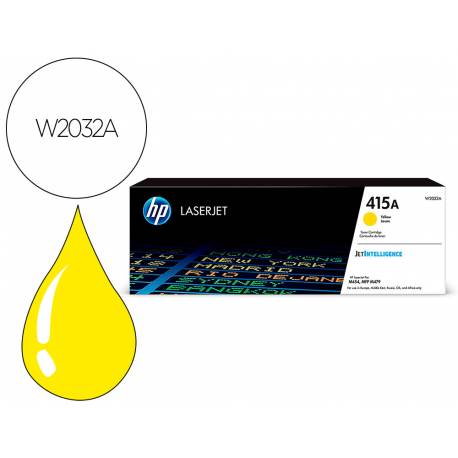 TONER HP 415A PARA HP LASERJET PRO M454 MFP M479 COLOR AMARILLO (161242)
