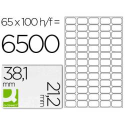 Etiquetas Adhesivas marca Q-Connect 38,1 x 21,2 mm