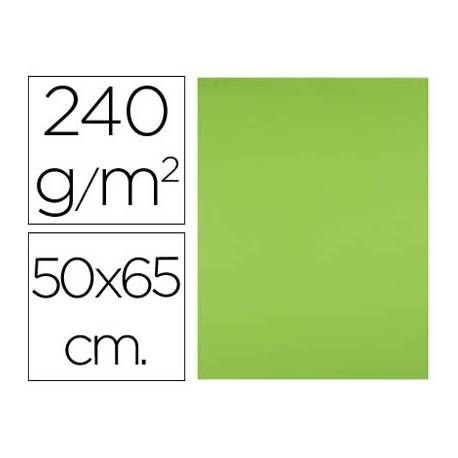 Cartulina Liderpapel verde hierba 240 g/m2