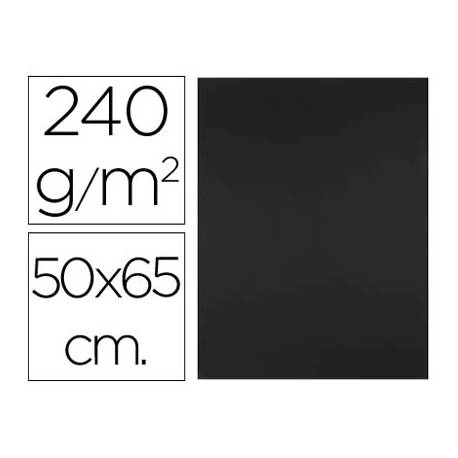 Cartulina Liderpapel negro 240 g/m2