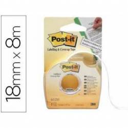Cinta adhesiva de ocultar marca Post-it ® 18 mt x 8 mm