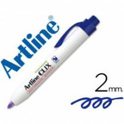 Rotulador Artline Clix azul 2mm