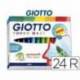 Rotulador Giotto Turbo Maxi Punta Gruesa Lavable Caja de 24 rotuladores