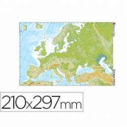 Mapa mudo Europa fisico