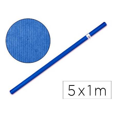Bobina papel kraft Liderpapel 5 x 1 m azul