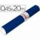 Aironfix Rollo Adhesivo 45cm x 20mt Unicolor Azul Mate Oscuro