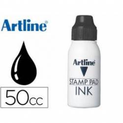 Tinta tampon Artline negro de 50 cc