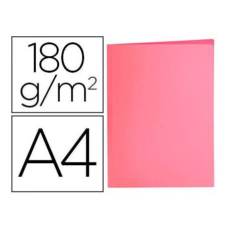 Subcarpeta de cartulina Liderpapel Din A4 color Rosa pastel 180g/m2