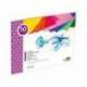 Bloc trabajos manuales liderpapel charol 240x315mm 10 hojas colores surtidos