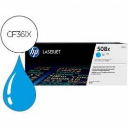 Toner HP 508X Laserjet color cian CF361X 9500 paginas