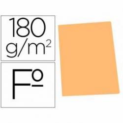 Subcarpetas cartulina Gio folio naranja pastel 180 g/m2