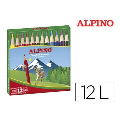 Lapices Colores Alpino 652 Cortos