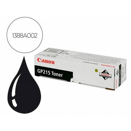 TONER CANON GP215 GP200 GP210F GP211 GP215 COLOR NEGRO 1388A002