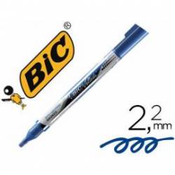 Rotulador Bic Velleda 2,2 mm azul