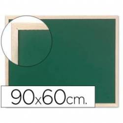 Pizarra Q-Connect verde marco de madera 90x60 cm