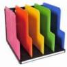 ORGANIZADOR DE ARMARIO EXACOMPTA NEGRO MULTICOLOR VERTICAL 5 COMPARTIMENTOS 300X288X255 MM