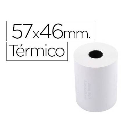 Rollo sumadora exacompta termico 57 mm x 46 mm 55 g/m2 sin bisfenol a.