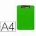 PORTANOTAS Q-CONNECT PLASTICO DIN A4 COLOR VERDE 2,5MM