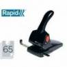 Taladrador Rapid HCD65 Fashion negro capacidad para 65 hojas