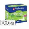 CD-RW VERBATIM 700MB 80 min 12x