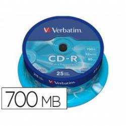 CD-R-VERBATIM 700MB 80 min 52x