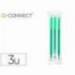 RECAMBIO BOLIGRAFO Q-CONNECT RETRACTIL BORRABLE COLOR VERDE CAJA DE 3 UNIDADES