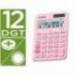 Calculadora Sobremesa Casio MS-20UC-BU 12 Digitos Rosa