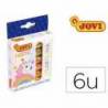 Plastilina Jovi colores pastel estuche 6 colores 15 gr
