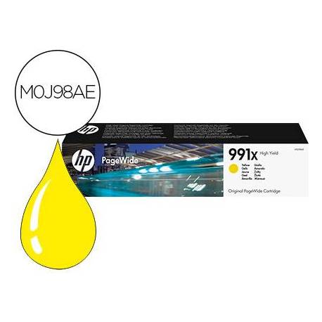 TONER INK-JET HP 991X COLOR AMARILLO M0J98AE