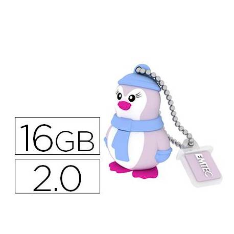 Memoria USB 16GB Pinguino Marca EMTEC