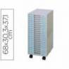Archivador movil Clen metalico 20 cajones Gris