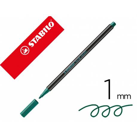 Rotulador Stabilo Acuarelable Pen 68 Verde Metalico