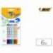 Rotulador Bic velleda Kids para pizarra blanca 2 mm blister de 6 colores surtidos
