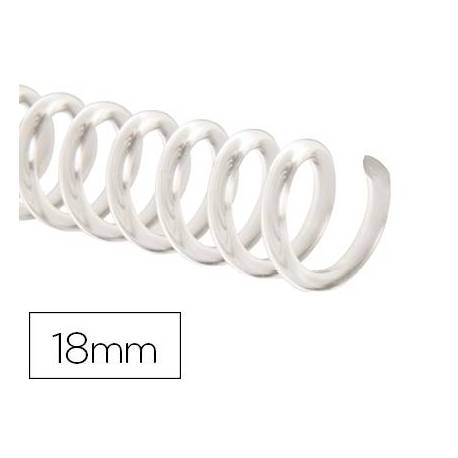 Espiral Plastico Q-Connect Transparente de 32 5:1 18mm 2mm