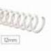 Espiral Plastico Q-Connect Transparente de 32 5:1 12mm 1,8mm