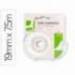 Cinta adhesiva invisible Q-Connect 7,5 mt x 19 mm con portarrollo en Blister