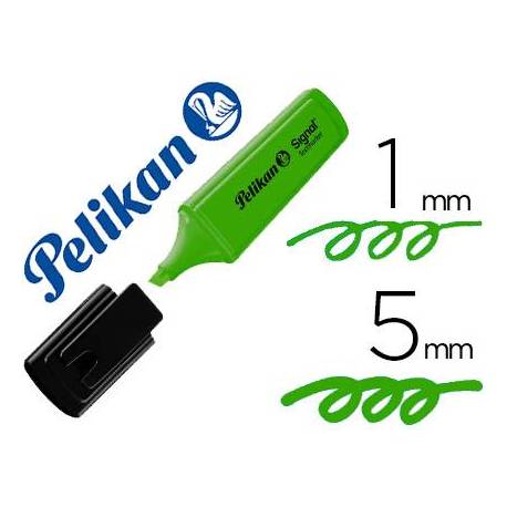 Rotulador Fluorescente Pelikan Signal Textmarker Color Verde