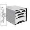 Fichero cajones CEP para 5 cajones mixtos Blanco/Negro