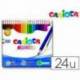 Lapices de colores Carioca Acuarelable Caja Metalica 24 colores