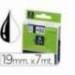 Cinta Dymo D1 Blanco Poliester 19mmx7m