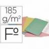 Subcarpeta Cartulina Tamaño Folio Liderpapel Colores Surtidos "no se pueden elegir " 185 gr